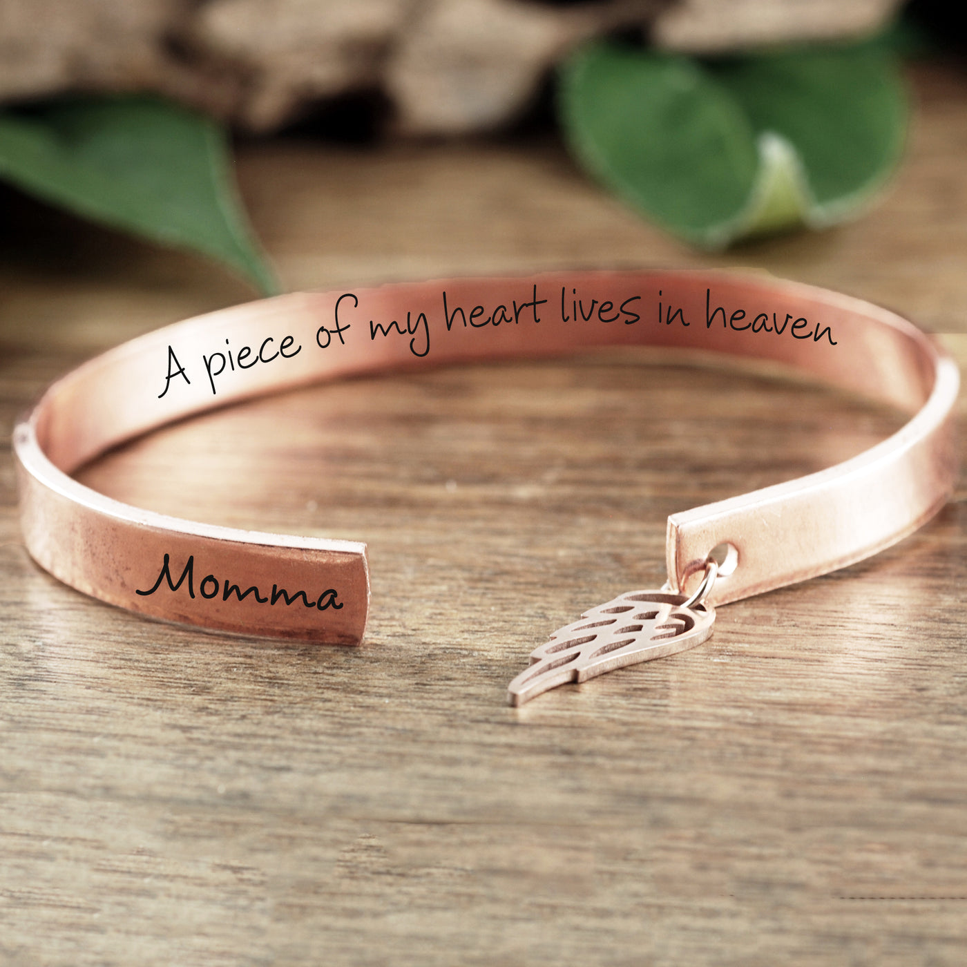 Personalized Memorial Cuff Bracelet - Godfullness