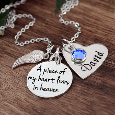 Piece Of My Heart Remembrance Necklace