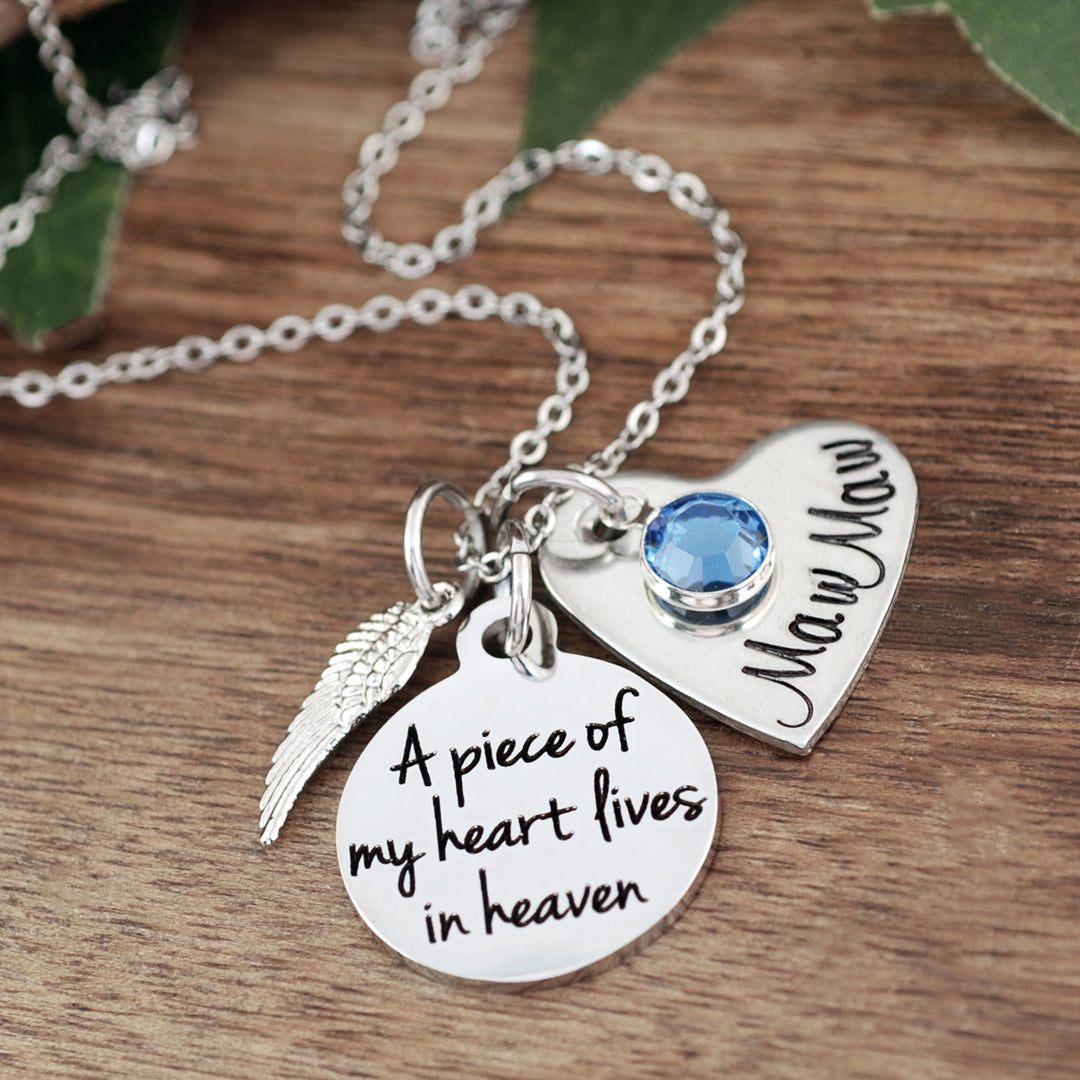 Piece Of My Heart Remembrance Necklace