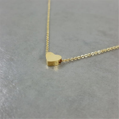 Gold Heart Necklace for Niece - Godfullness