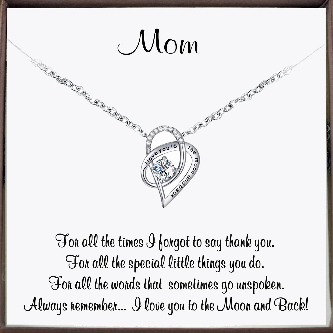 To my Mom - I love you to the Moon & Back - Godfullness