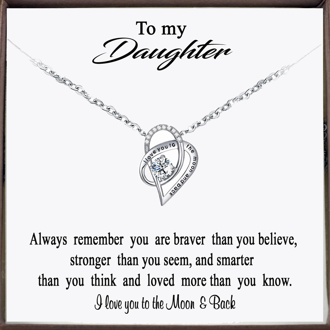 To my Daughter - I love you to the Moon & Back - Godfullness