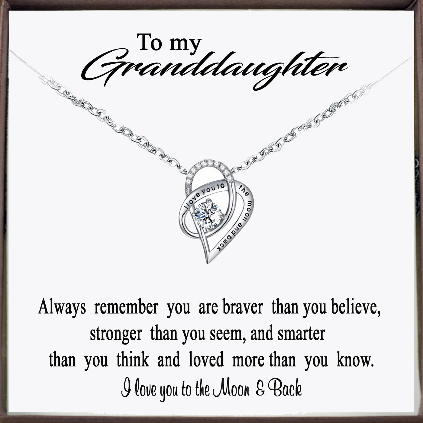 To my Granddaughter - I love you to the Moon & Back - Godfullness