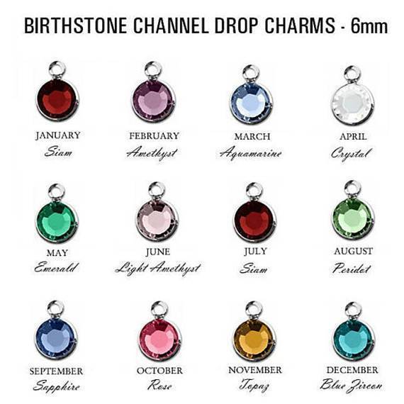 Stainless Steel Grandmother Birthstone Bracelet - Godfullness