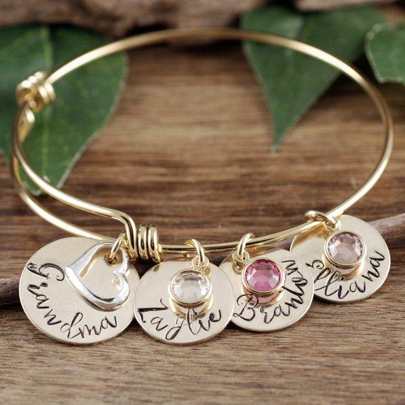 Grandmother Bracelet w/ Sterling Silver Heart - Godfullness
