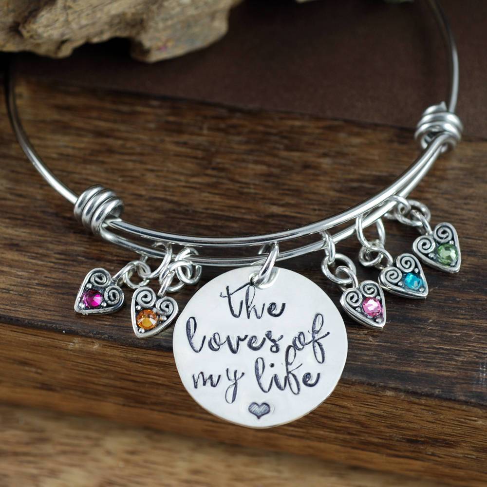 Loves of My Life Sterling Hearts Bracelet - Godfullness