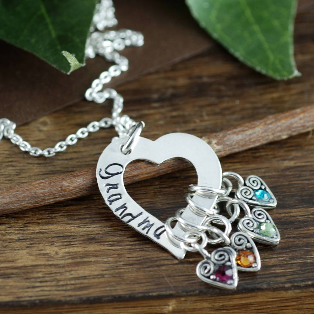 Custom Sterling Silver Heart Necklace - Godfullness