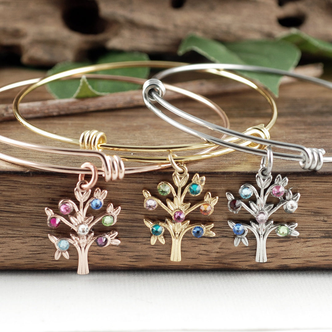 Family Tree Charm Bangle - Godfullness
