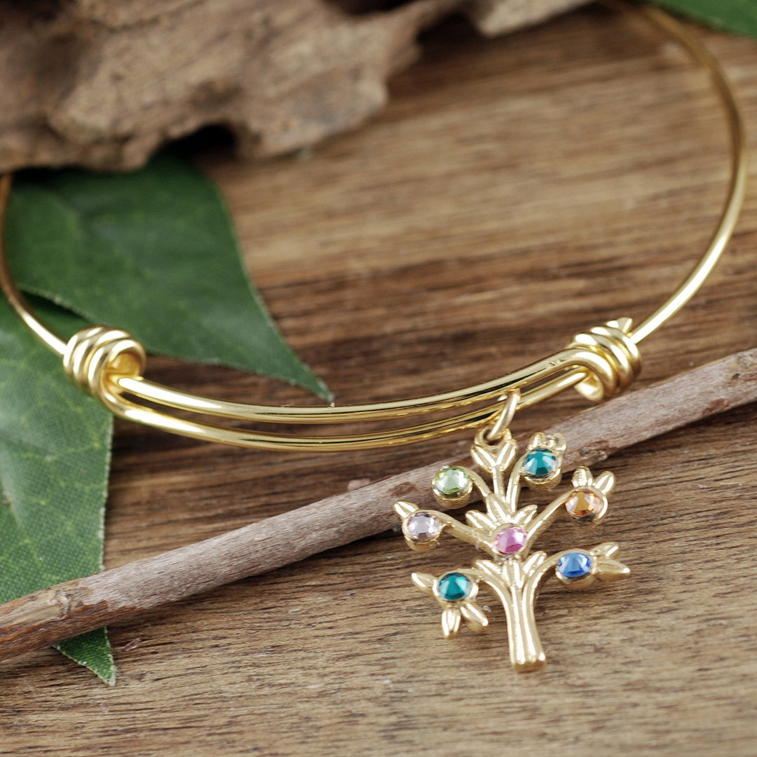 Family Tree Charm Bangle - Godfullness