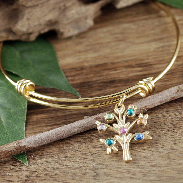 Family Tree Charm Bangle - Godfullness