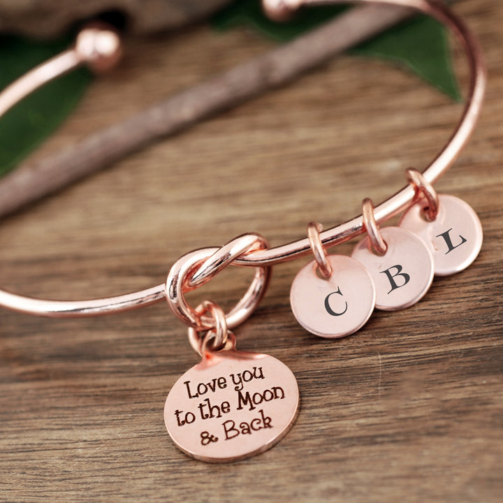 I Love you a Bushel &amp; a Peck Initial Knot Bracelet - Godfullness