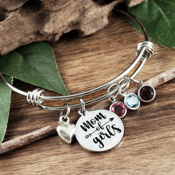 Mom of Boys/Girls Birthstone Bracelet - Godfullness