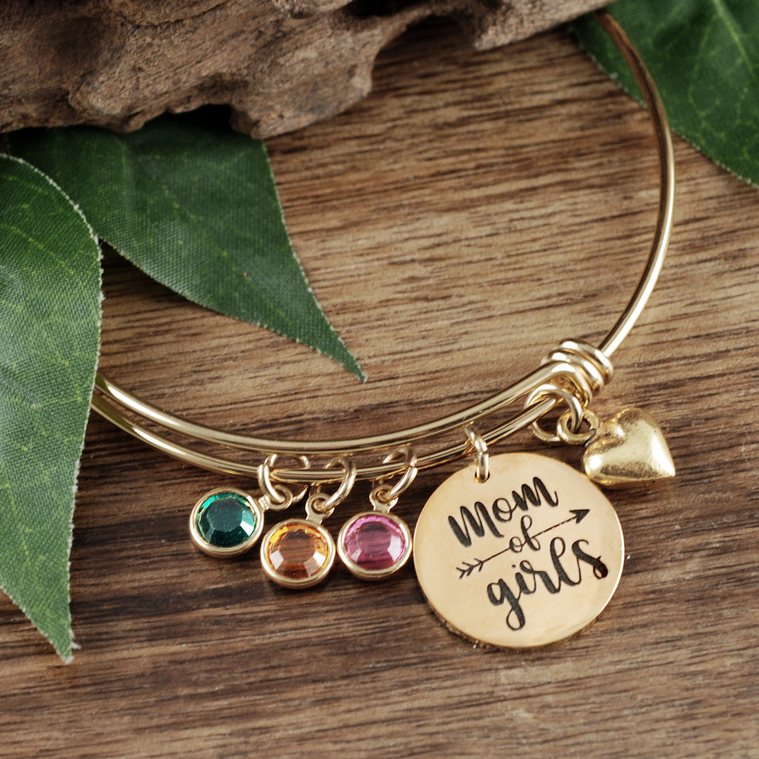 Mom of Boys/Girls Birthstone Bracelet - Godfullness