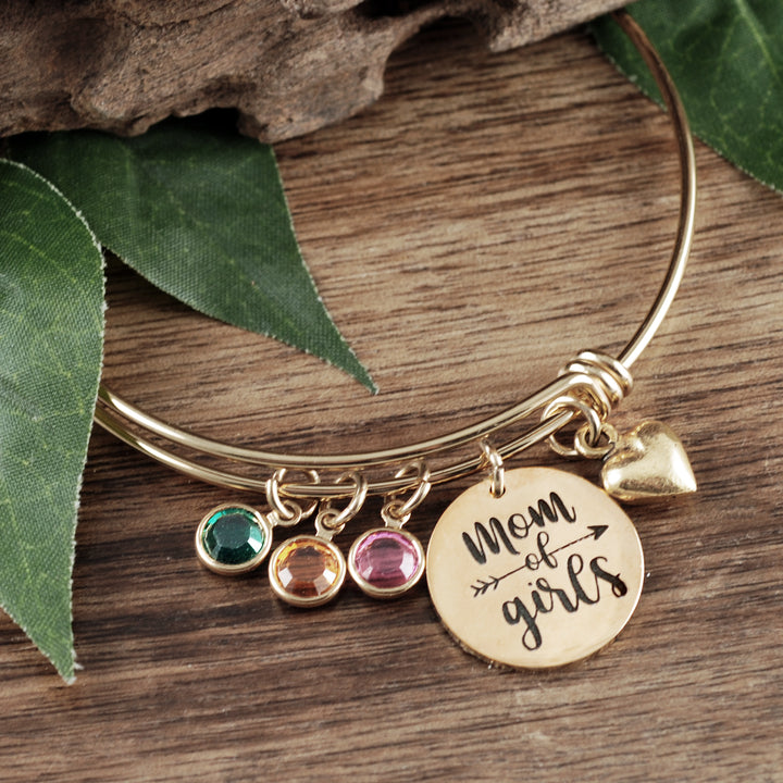 Mom of Boys/Girls Birthstone Bracelet - Godfullness