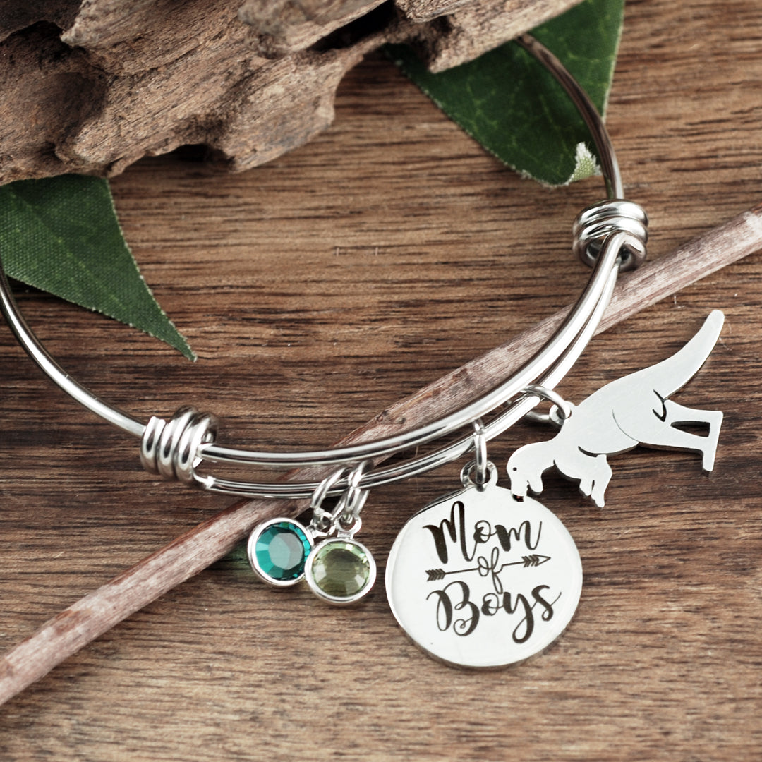 Mom of Boys/Girls Birthstone Bracelet - Godfullness