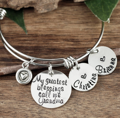 'My Greatest Blessings' Bracelet w/ Name Tags - Godfullness