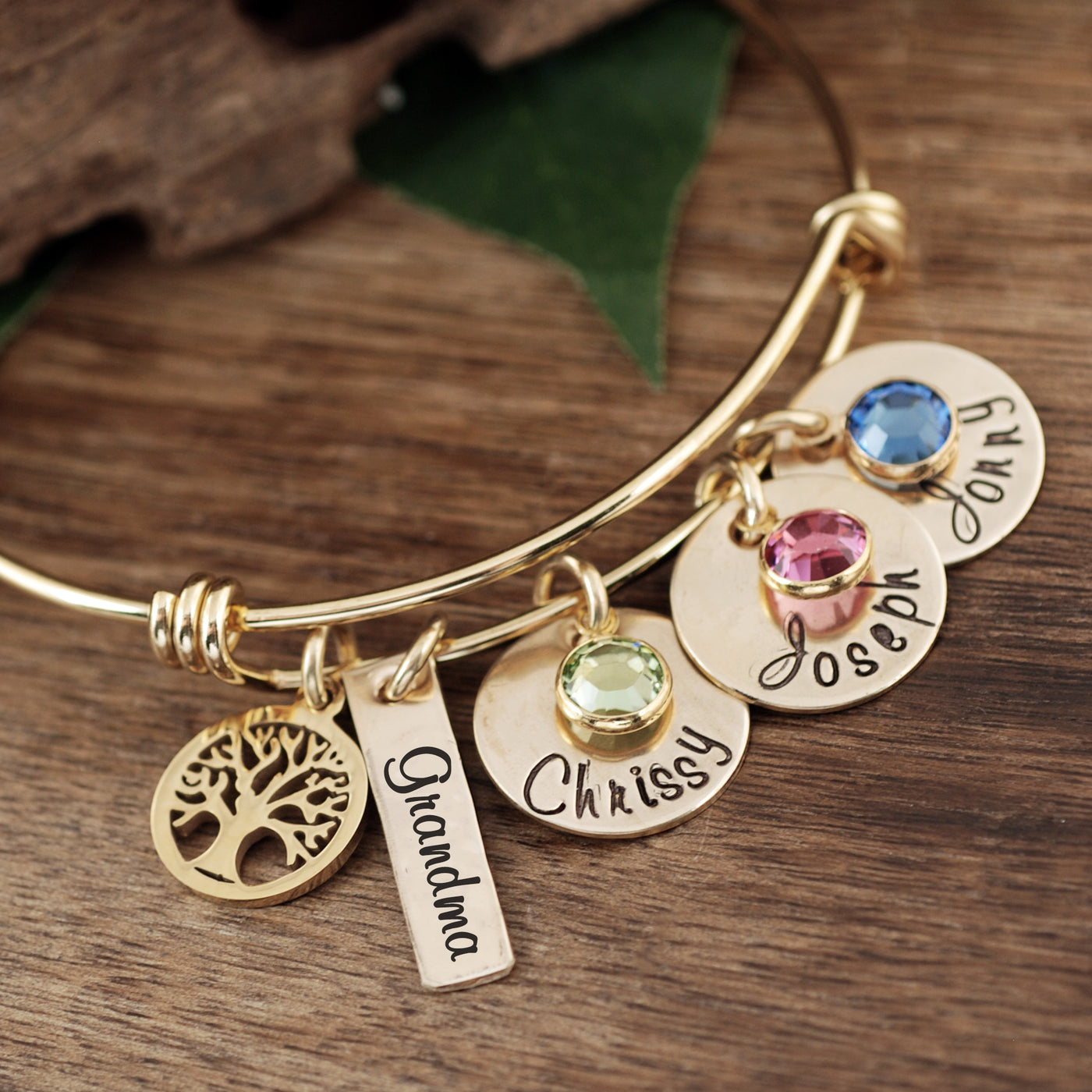 Grandmother Bracelet w/ Family Tree - Godfullness