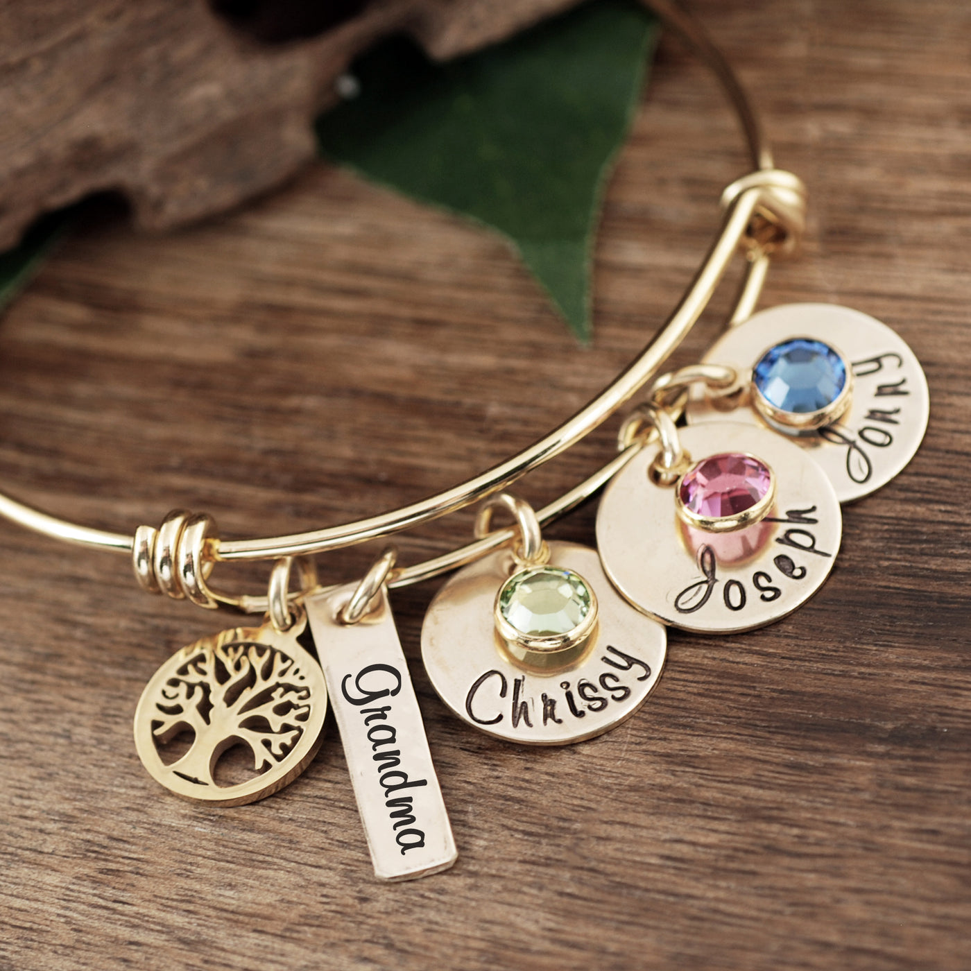 Grandmother Bracelet w/ Family Tree - Godfullness