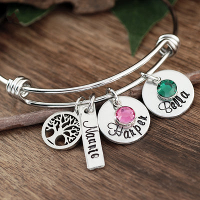 Grandmother Bracelet w/ Family Tree - Godfullness