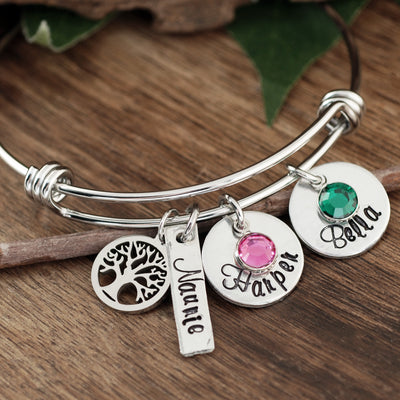 Grandmother Bracelet w/ Family Tree - Godfullness