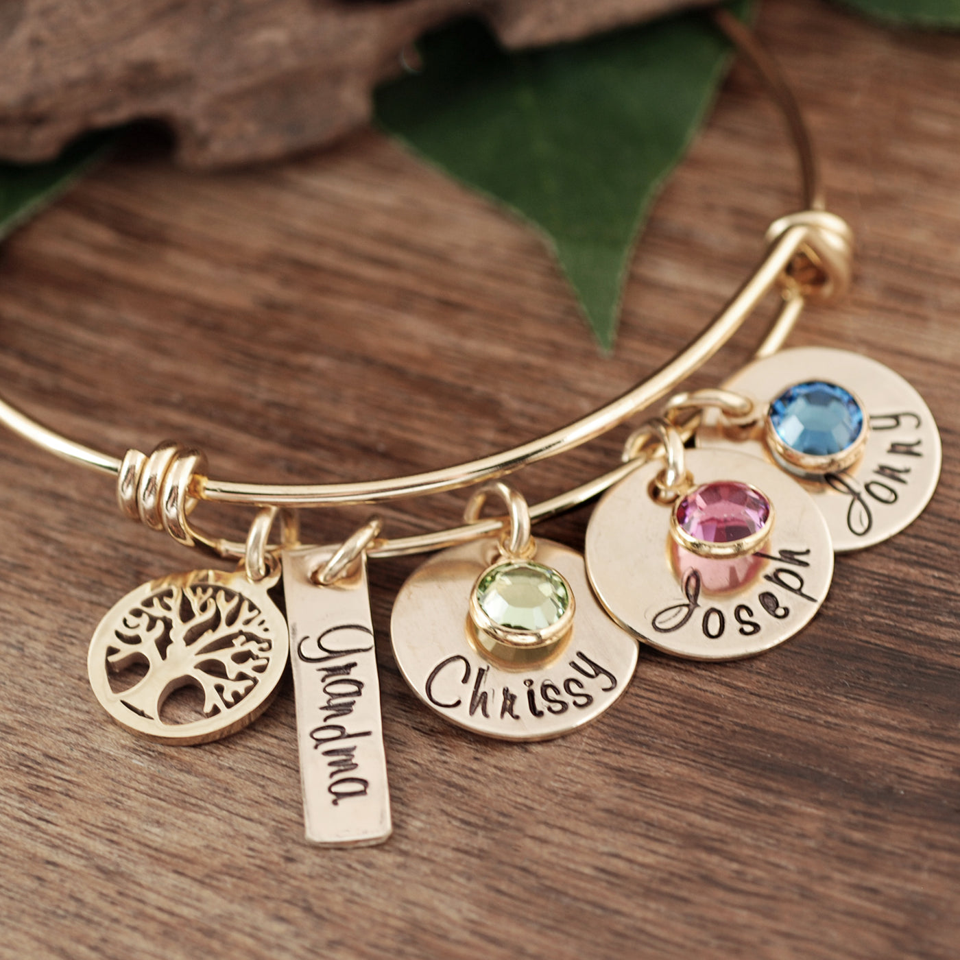 Grandmother Bracelet w/ Family Tree - Godfullness