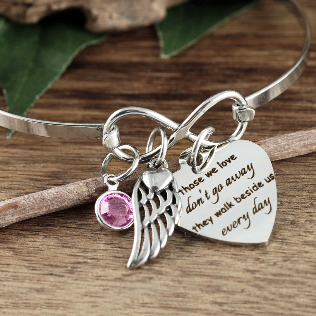 Those we love don't go away Memorial Bracelet - Godfullness
