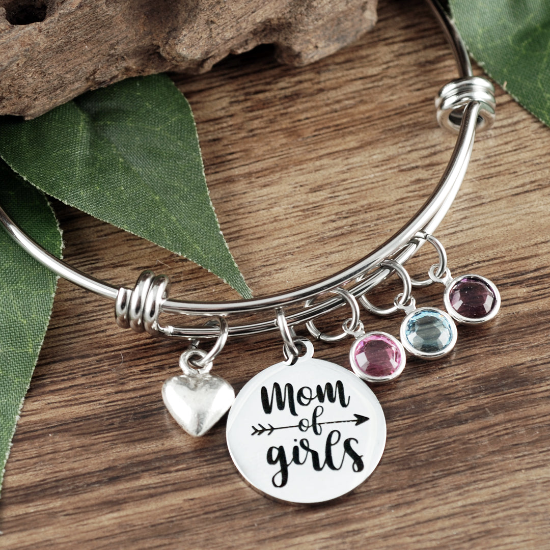 Mom of Boys/Girls Birthstone Bracelet - Godfullness