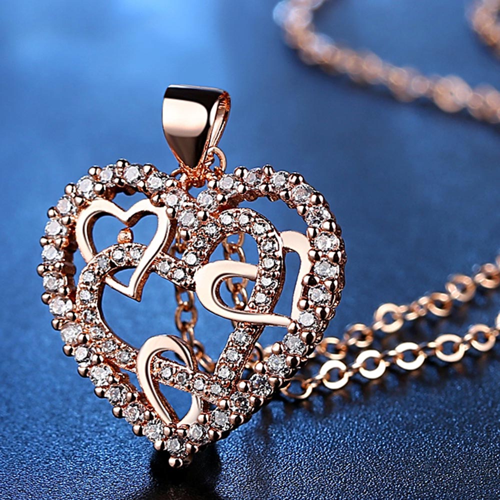 Rose gold grandma necklace shop