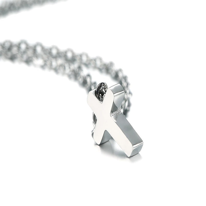To my Granddaughter - Dainty Cross Necklace - Godfullness