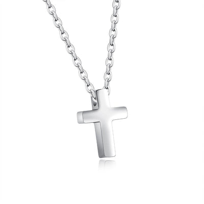 Tiny Cross Necklace for Granddaughter - First Holy Communion - Godfullness