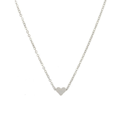 Silver Heart Necklace for Granddaughter - Godfullness