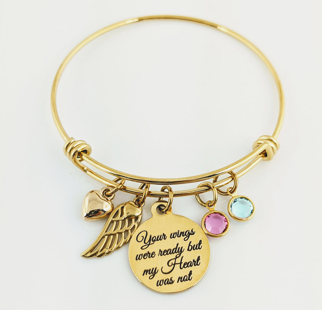 Your wings were ready but my heart was not bracelet hotsell