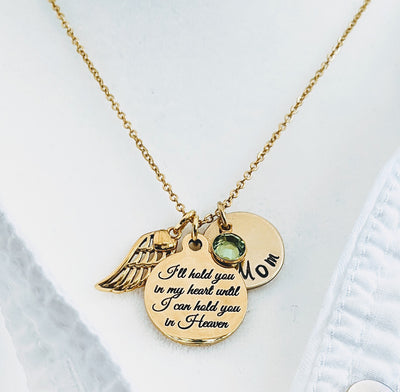 "I'll Hold You In My Heart" Memorial Necklace - Godfullness